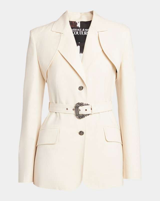 Tailored Jacket with Removable Sleeves